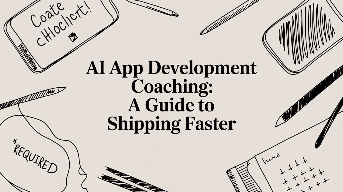 AI App Development Coaching: A Guide to Shipping Faster