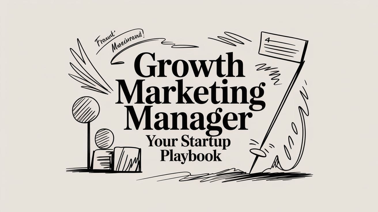 Growth Marketing Manager Your Startup Playbook