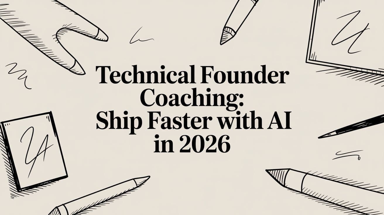 Technical Founder Coaching: Ship Faster with AI in 2026