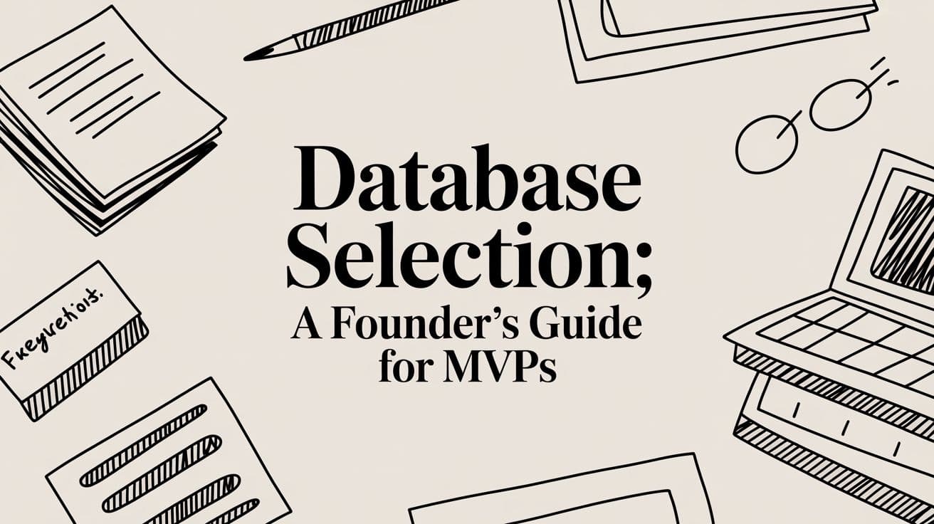 Database Selection: A Founder's Guide for MVPs