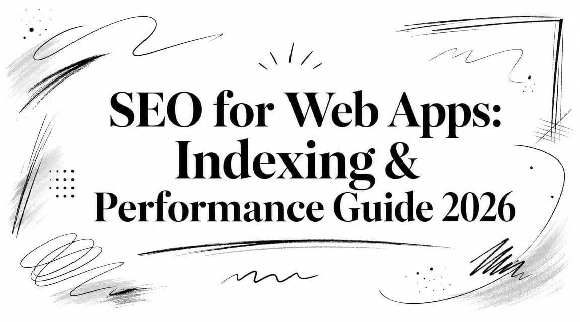 SEO for Web Apps: Indexing & Performance Guide 2026