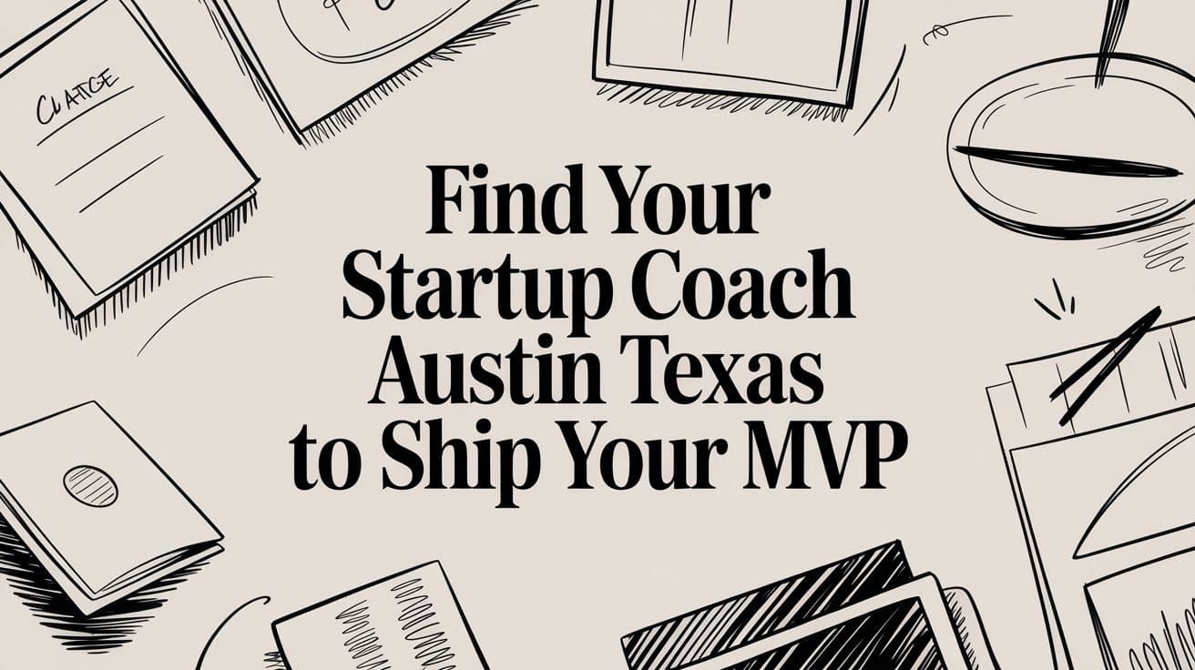Find Your Startup Coach Austin Texas to Ship Your MVP