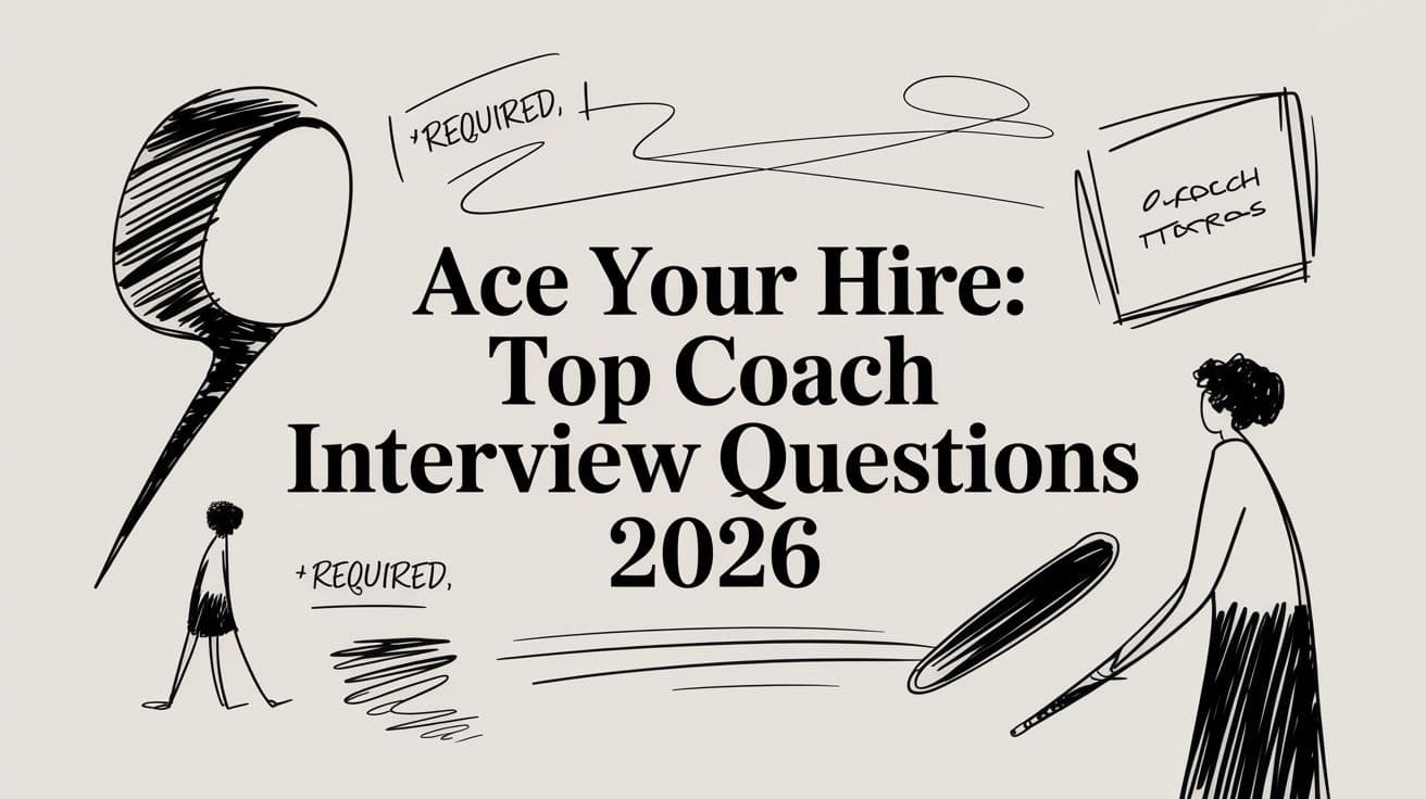Ace Your Hire: Top Coach Interview Questions 2026