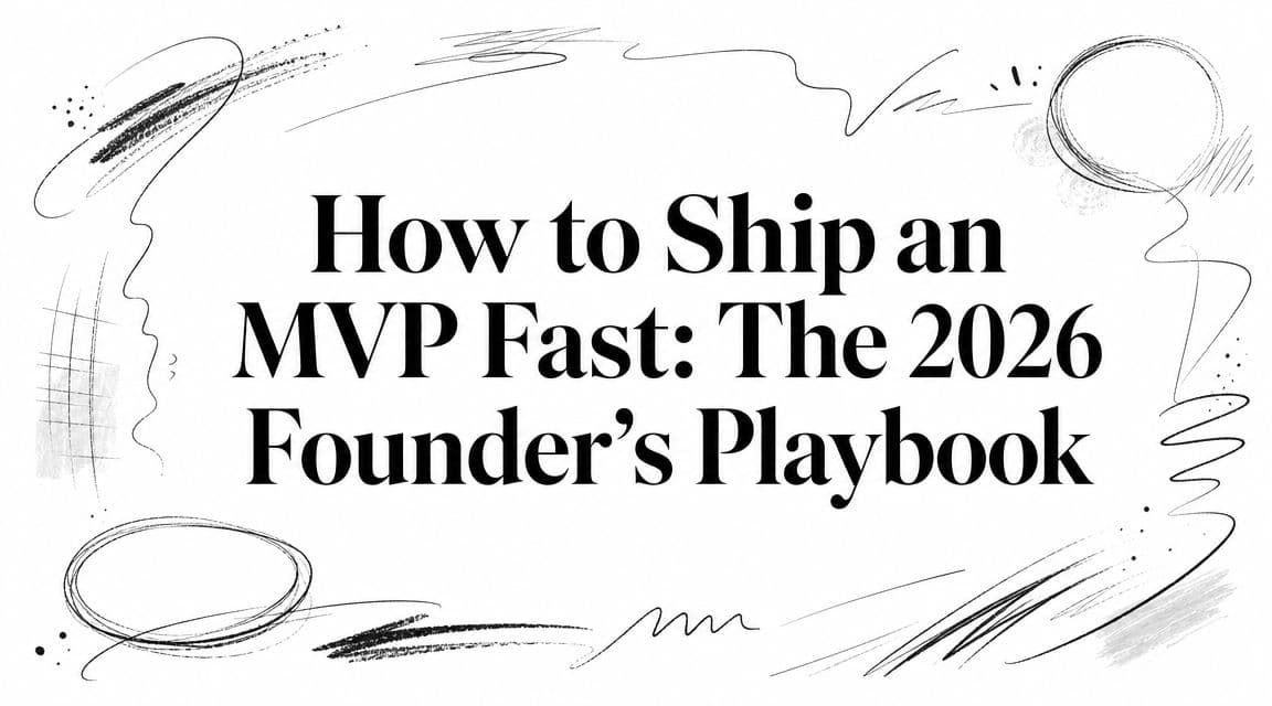 How to Ship an MVP Fast: The 2026 Founder's Playbook