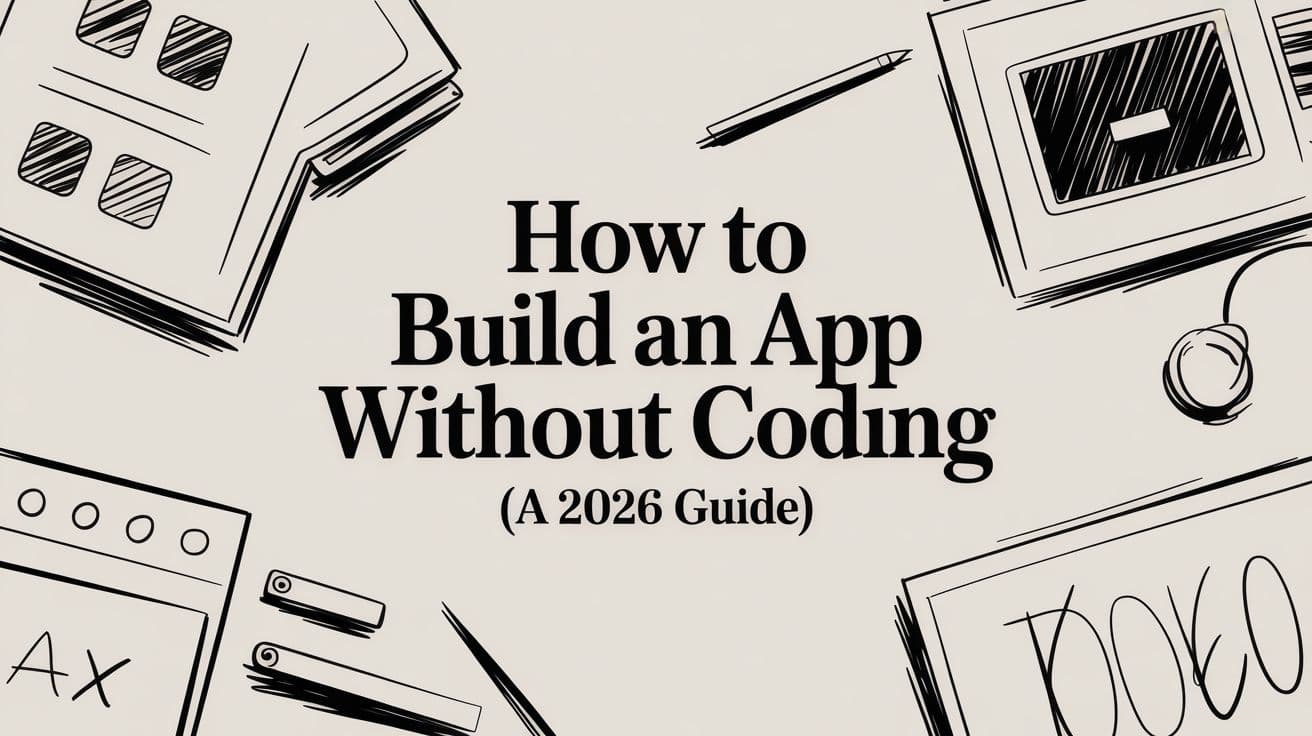 How to Build an App Without Coding (A 2026 Guide)