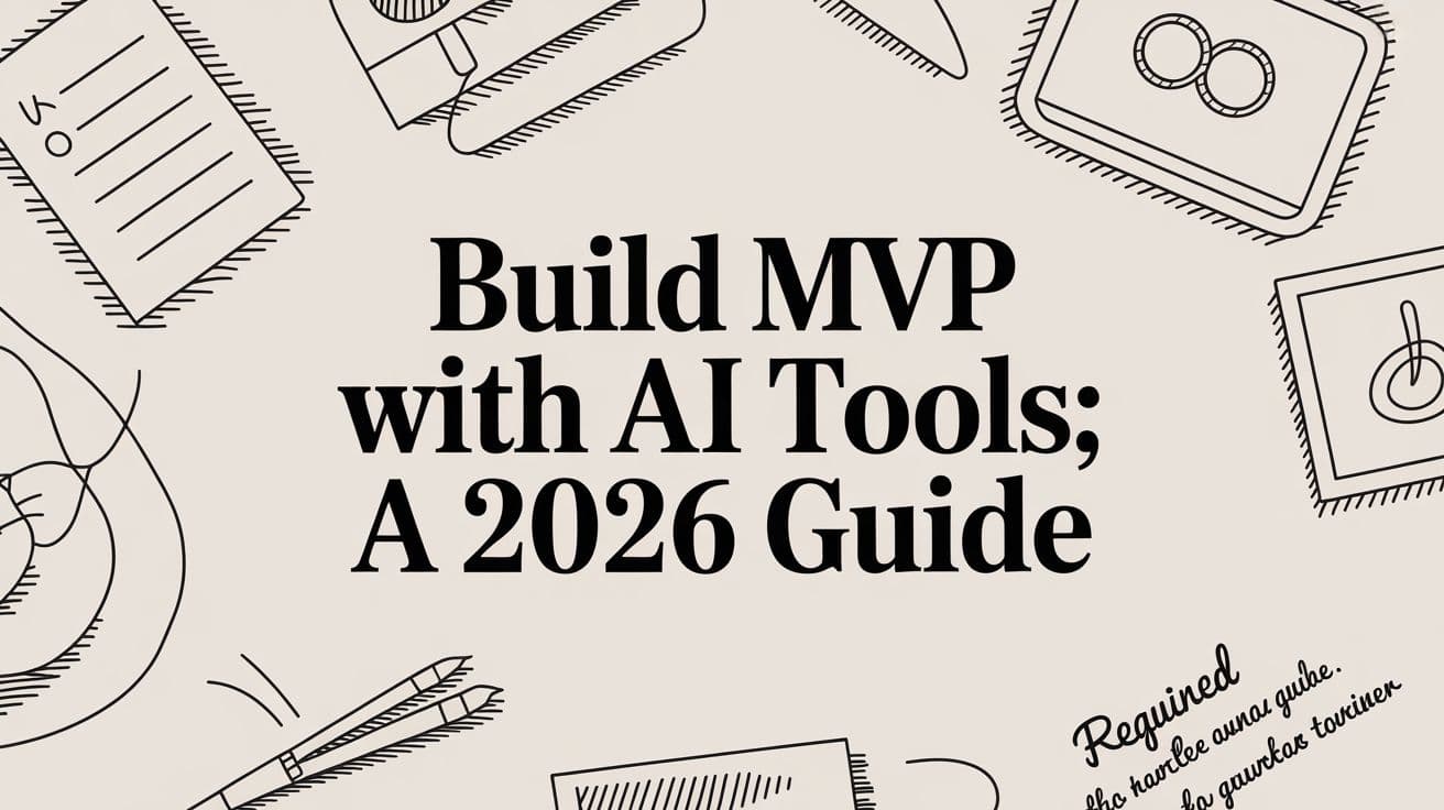 Build MVP with AI Tools: A 2026 Guide