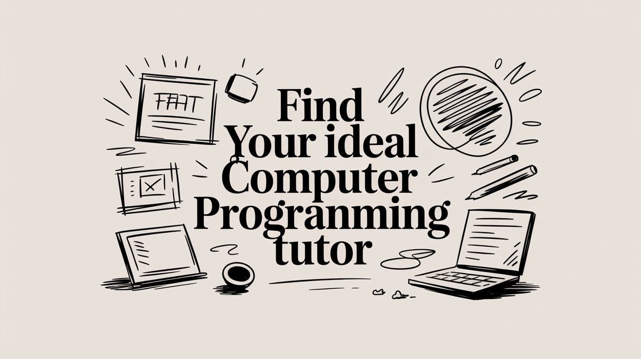 Find Your Ideal Computer Programming Tutor