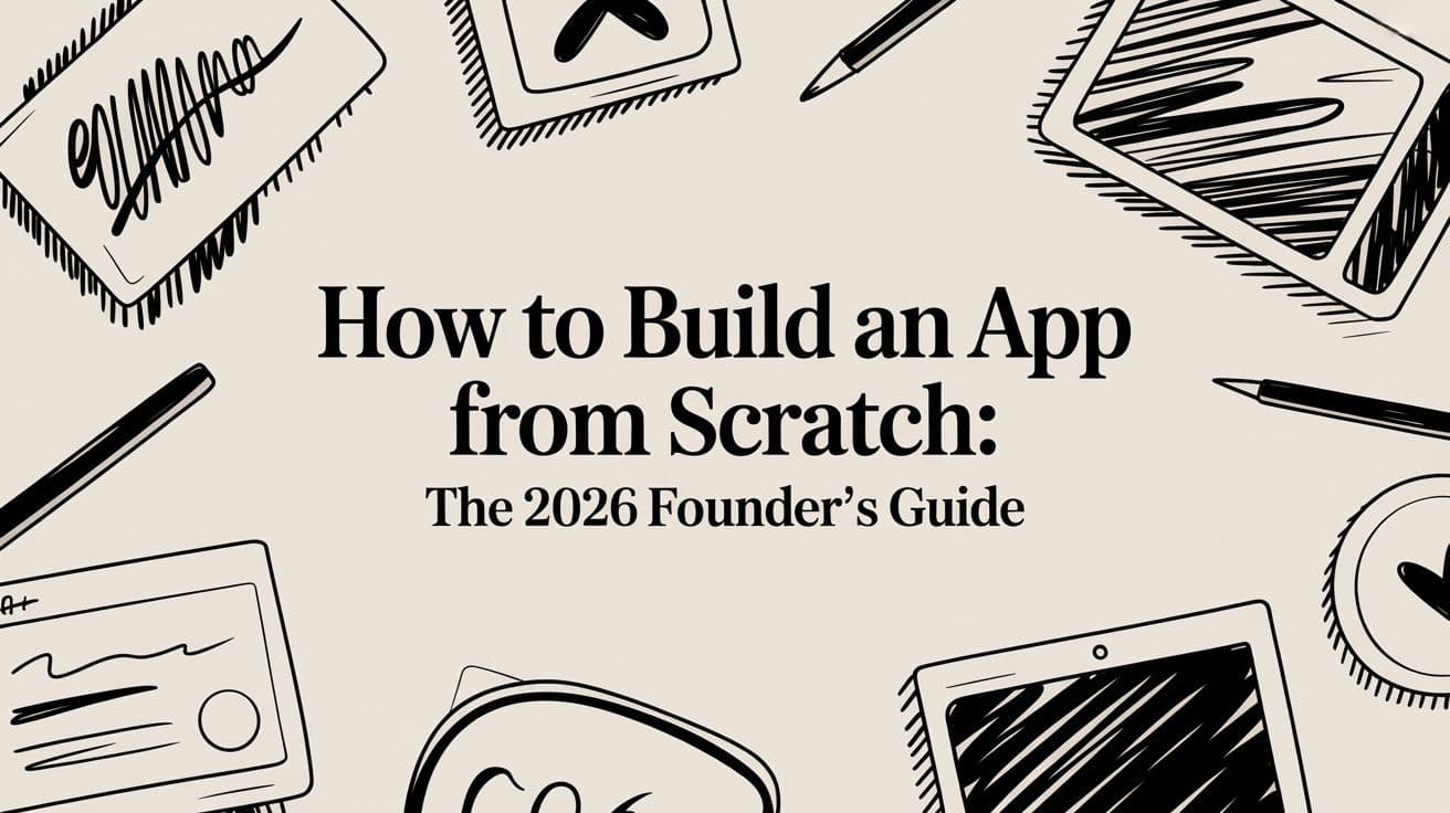 How to Build an App from Scratch: The 2026 Founder's Guide